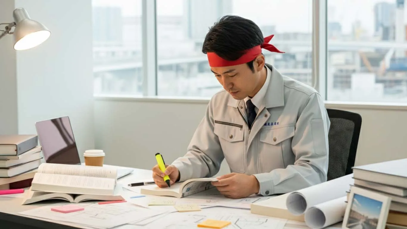 技術士試験合格を目指して闇雲に勉強する技術者