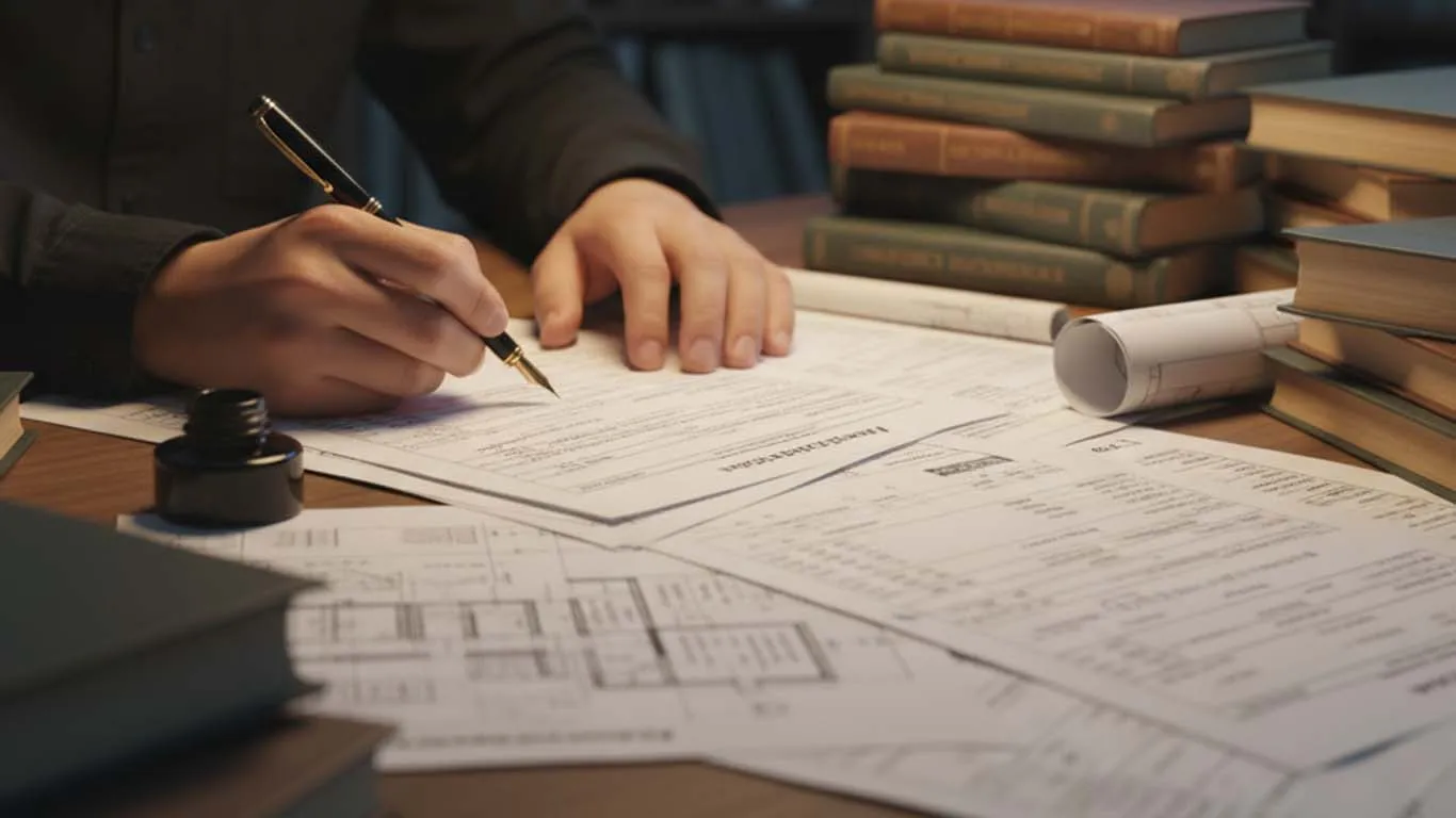 技術士試験のために、過去問を分析している技術者