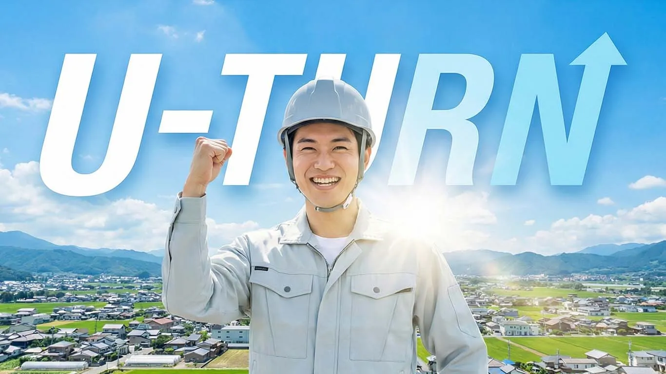 Uターンで発注者支援業務の仕事をすることで理想を現実にして喜ぶ男性技術者