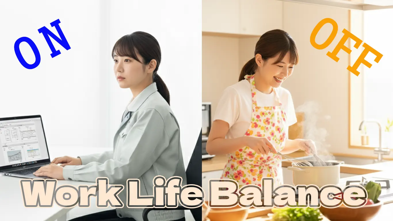 発注者支援業務でワークライフバランスが取れていることを示唆する