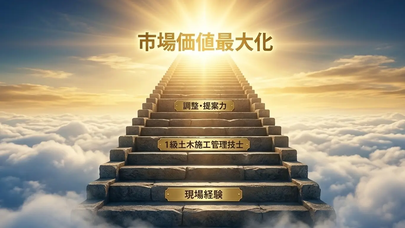 建設コンサルタントとして「市場価値最大化」のためのステップ