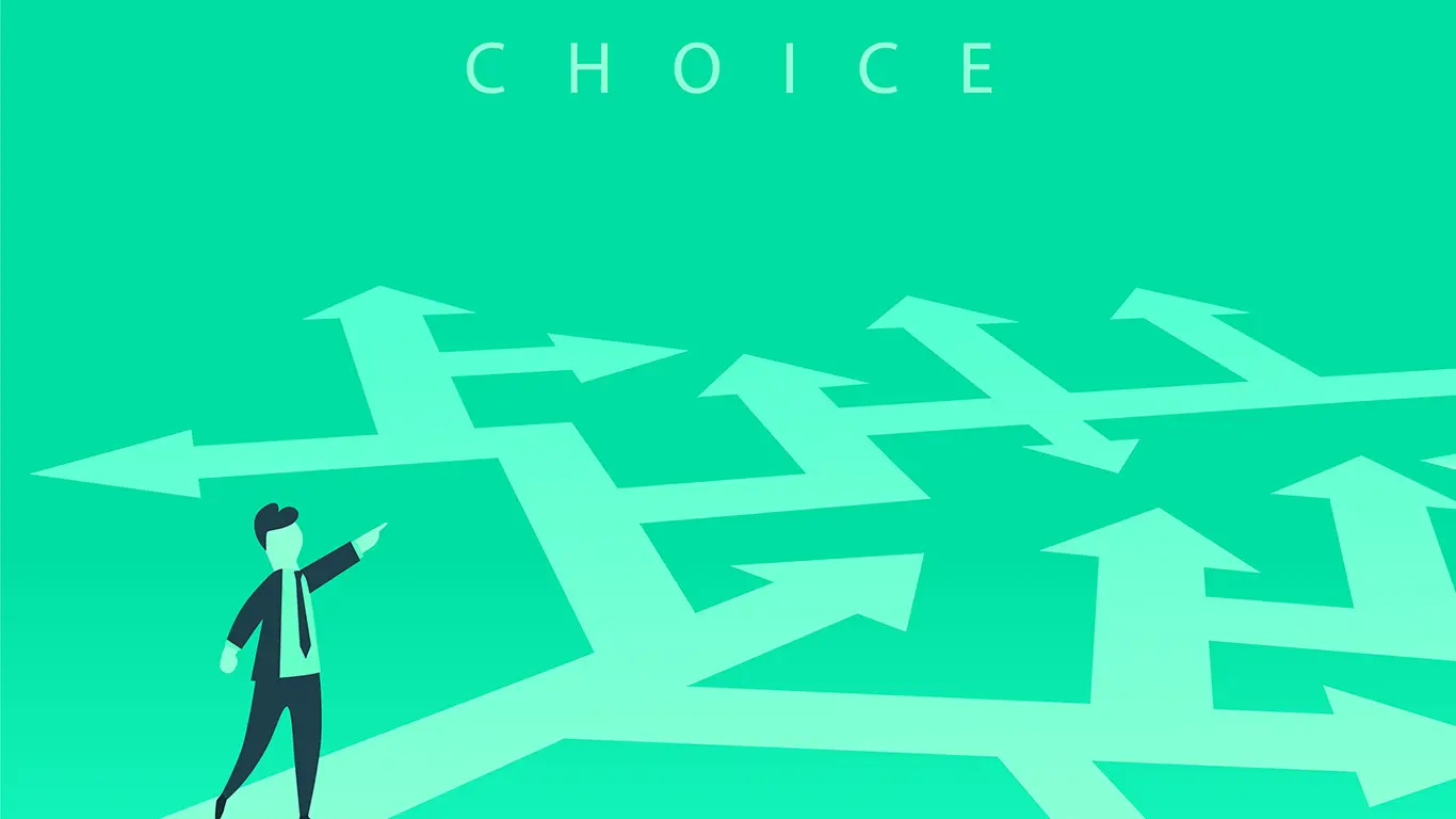 キャリアを自分で選択していくイメージ画像