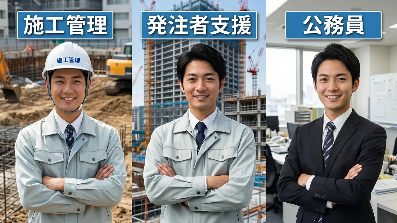 施工管理から公務員を目指す理由は？後悔しない転職と第3の選択肢