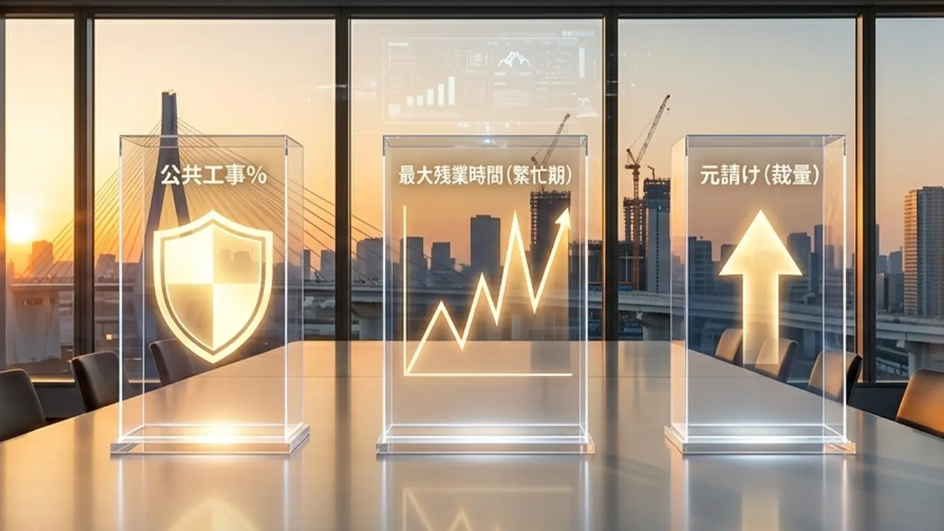 転職先として施工管理が確認したい３つのデータ