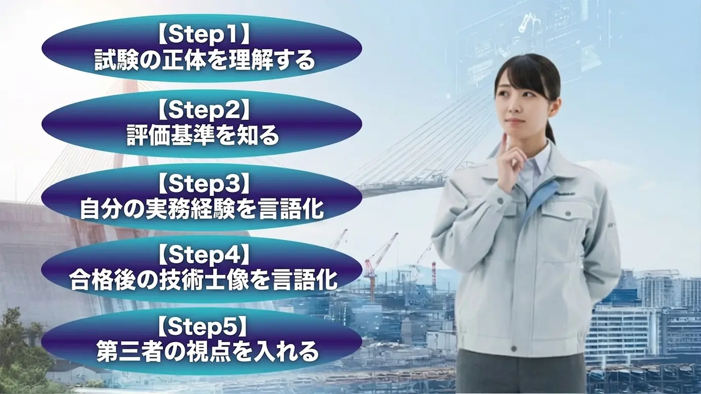 技術士試験に受かる学習法！参考書を開く前にやるべき5Step