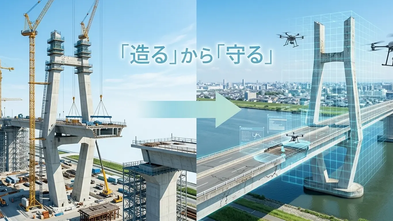 作られていく橋と、守られている橋