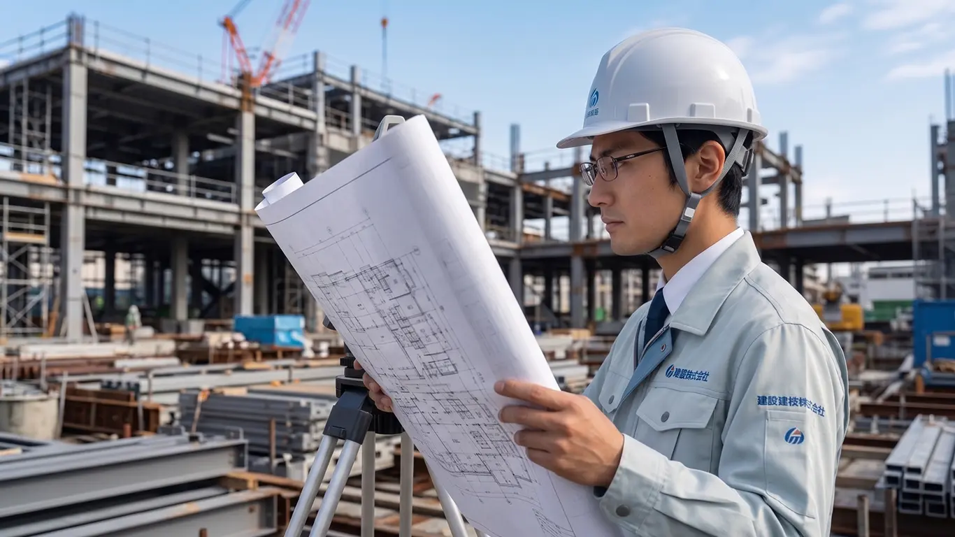 活気がある施工現場で作業を進める施工管理