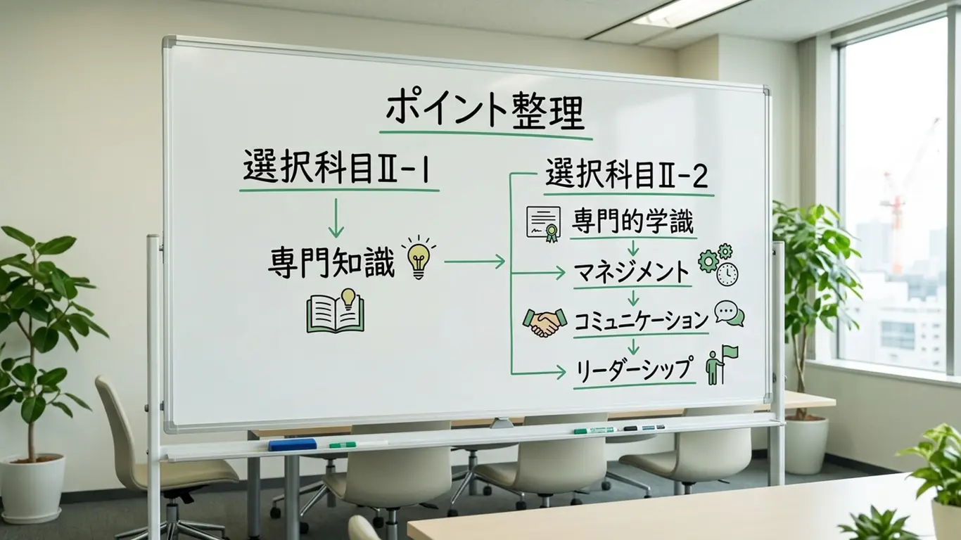 技術士試験合格を掴む！選択科目Ⅱの失敗しない対策方法