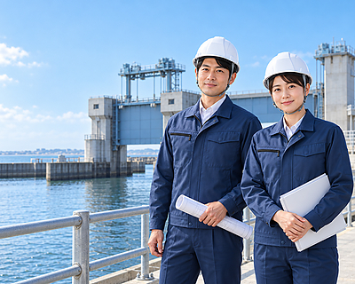 【設備施工管理経験者歓迎】海岸事業・設備系（水門・巻取り装置・排水ポンプ等）発注者支援業務 国土交通省 関東地方整備局 千葉港湾事務所
